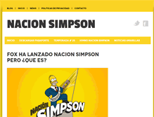 Tablet Screenshot of nacionsimpson.com